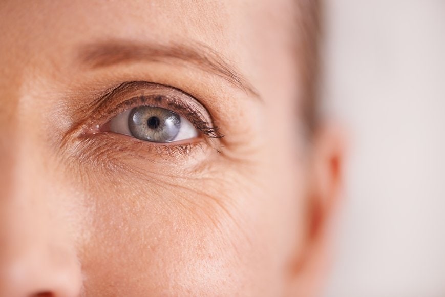 Close up on a woman eye